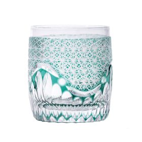 Fashion Hand Carved Crystal Glass Cup (Option: Bamboo Rhyme Lianju Rock Cup)