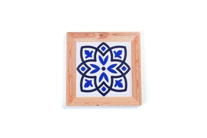 Chinese Style Ceramic Cork Cup Mat (Option: 6 Style)